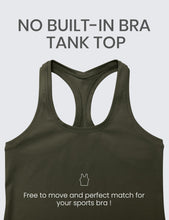 Load image into Gallery viewer, CRZ YOGA Butterluxe Racerback Workout Tank Tops for Women Sleeveless Camisole Gym Athletic Yoga Shirts Olive Green
