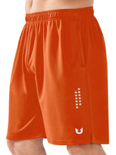 Load image into Gallery viewer, NORTHYARD Men&#39;s 10&quot; Athletic Basketball Shorts Workout Gym Quick Dry Shorts Lightweight Mesh Training Shorts for Men Exercise Orange

