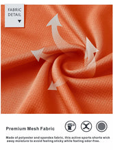 Load image into Gallery viewer, NORTHYARD Men&#39;s 10&quot; Athletic Basketball Shorts Workout Gym Quick Dry Shorts Lightweight Mesh Training Shorts for Men Exercise Orange
