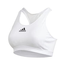 Load image into Gallery viewer, adidas womens Dont Rest Alphaskin Padded Bra White 1X
