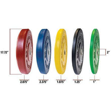 Load image into Gallery viewer, 260lb. Chicago Extreme Color Bumper Olympic Weight Plate Set - The Home Fitness Corp
