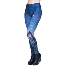 Load image into Gallery viewer, Kanora Starry Sky Seamless Workout Leggings - Women’s 3D Printed Yoga Leggings, Tummy Control Running Pants (Starry Sky, One Size)
