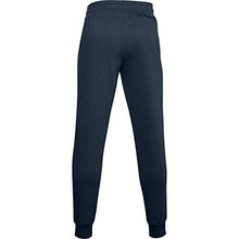 Load image into Gallery viewer, Under Armour Men&#39;s Rival Fleece Joggers , Academy Blue (408)/Onyx White , Small
