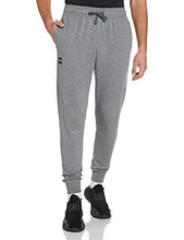 Load image into Gallery viewer, Under Armour Men&#39;s Rival Fleece Joggers , Pitch Gray Light Heather (012)/Onyx White , Small

