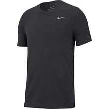 Load image into Gallery viewer, Nike Men&#39;s Dry Tee, Dri-FIT Solid Cotton Crew Shirt for Men, Anthracite/Mattellic Silver, S
