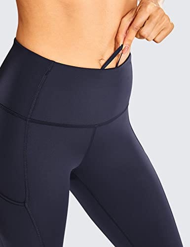 CRZ YOGA Women's Naked Feeling Workout Leggings 25 Inches - High Waisted Yoga  Pants with Side Pockets Navy – The Home Fitness Corp