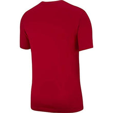 Load image into Gallery viewer, Nike Men&#39;s Dry Tee Drifit Cotton Crew Solid, Gym Red/White, Small
