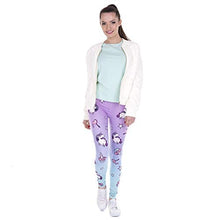 Load image into Gallery viewer, Unicorn Seamless Workout Leggings - 3D Printed Yoga Leggings, Tummy Control Running Pants (Color Unicorn, Plus Size)
