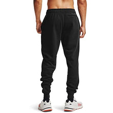 Load image into Gallery viewer, Under Armour Men&#39;s Rival Fleece Joggers , Black (001)/Onyx White , Small

