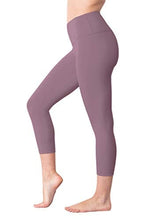Load image into Gallery viewer, Yogalicious High Waist Ultra Soft Lightweight Capris - High Rise Yoga Pants - Scarlet Dusk Lux
