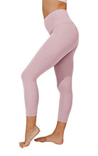 Load image into Gallery viewer, Yogalicious High Waist Ultra Soft Lightweight Capris - High Rise Yoga Pants - Rose Bud Nude Tech - XS
