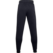 Load image into Gallery viewer, Under Armour Men&#39;s Rival Fleece SP Joggers , Black (001)/White , Small
