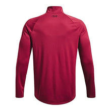 Load image into Gallery viewer, Under Armour Men’s Tech 2.0 ½ Zip Long Sleeve, Black Rose (664)/Pink X-Small
