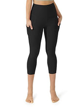 Load image into Gallery viewer, ODODOS Women&#39;s High Waisted Yoga Capris with Pockets,Tummy Control Non See Through Workout Sports Running Capri Leggings, Black

