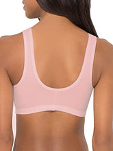 Load image into Gallery viewer, Fruit of the Loom Women&#39;s Comfort Front Close Sport Bra with Mesh Straps, Blushing Rose, 36
