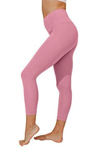 Load image into Gallery viewer, Yogalicious High Waist Ultra Soft Lightweight Capris - High Rise Yoga Pants - Cuban Orchid Nude Tech - XS
