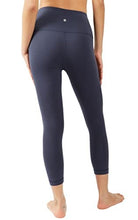 Load image into Gallery viewer, Yogalicious High Waist Ultra Soft Lightweight Capris - Celestial Navy Lux - XS
