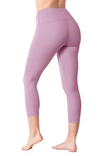 Load image into Gallery viewer, Yogalicious High Waist Ultra Soft Lightweight Capris - Dawn Pink Lux

