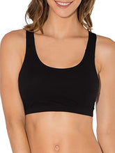 Load image into Gallery viewer, Fruit of the Loom Women&#39;s Built Up Tank Style Sports Bra, RED HOT W.BLK/Charcoal/Black, 36
