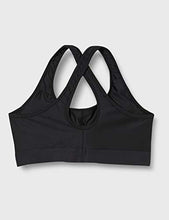 Load image into Gallery viewer, Under Armour womens HeatGear Armour Mid Impact Crossback Sports Bra , Black (001)/Graphite , X-Small
