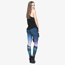 Load image into Gallery viewer, Kanora Starry Sky Seamless Workout Leggings - Women’s 3D Printed Yoga Leggings, Tummy Control Running Pants (Starry Sky, One Size)
