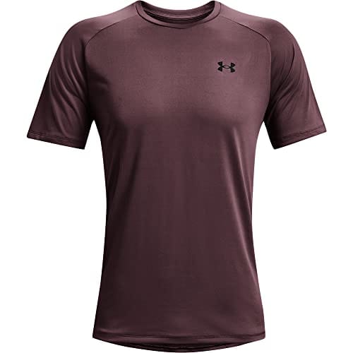 Under Armour Men's Tech 2.0 Short-Sleeve T-Shirt , Ash Plum (554)/Black, Small