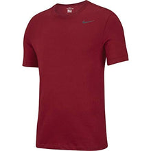 Load image into Gallery viewer, Nike Men&#39;s Dry Tee Drifit Cotton Crew Solid, Team Red/Black, Small
