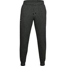 Load image into Gallery viewer, Under Armour Men&#39;s Rival Fleece Joggers , Baroque Green (310)/Onyx White , Small
