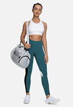 Load image into Gallery viewer, QUEENIEKE Women Yoga Pants Color Blocking Mesh Workout Running Leggings Tights Size S Color Teal

