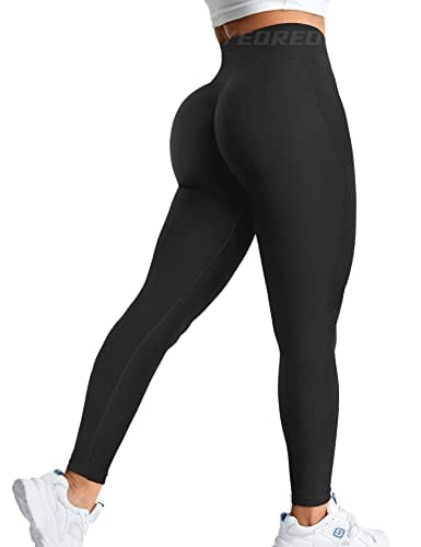 YEOREO Workout Leggings for Women Seamless High Waist Leggings Gym Exercise Yoga Pant Scrunch Butt Lifting Tights