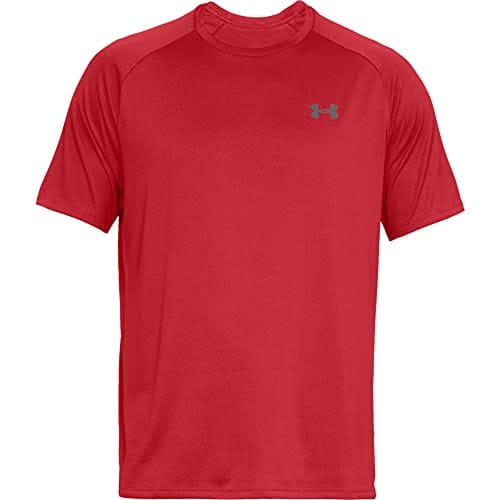 Under Armour Men's Tech 2.0 Short-Sleeve T-Shirt , Red (600)/Graphite , Small