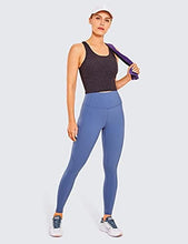 Load image into Gallery viewer, CRZ YOGA Women&#39;s Naked Feeling Workout Leggings 25 Inches - High Waisted Yoga Pants with Side Pockets Curtain Violet Ash
