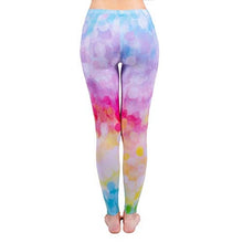 Load image into Gallery viewer, Kanora Colorful Printed Seamless Workout Leggings - Women’s Christmas Printed Yoga Leggings, Tummy Control Running Pants (Tiedye, One Size)
