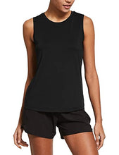 Load image into Gallery viewer, BALEAF Women&#39;s Workout Tank Tops Sleeveless Running Shirts Activewear Gym Tops Black Size L
