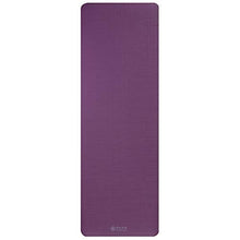 Load image into Gallery viewer, Gaiam Essentials Thick Yoga Mat Fitness &amp; Exercise Mat with Easy-Cinch Carrier Strap, Purple, 72&quot;L X 24&quot;W X 2/5 Inch Thick

