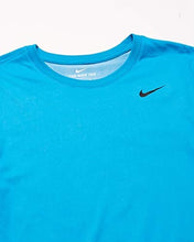 Load image into Gallery viewer, Nike Men&#39;s Dry Tee Drifit Cotton Crew Solid, Laser Blue/Psychic Blue, Small
