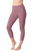 Load image into Gallery viewer, Yogalicious High Waist Ultra Soft Lightweight Capris - Grape Shade Lux
