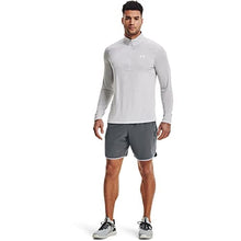 Load image into Gallery viewer, Under Armour Men’s Tech 2.0 ½ Zip Long Sleeve, Halo Gray (014)/White Small
