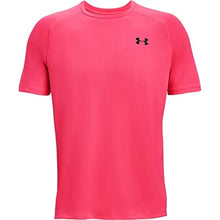 Load image into Gallery viewer, Under Armour Men&#39;s Tech 2.0 Short-Sleeve T-Shirt , Pink Shock (684)/Black, X-Small
