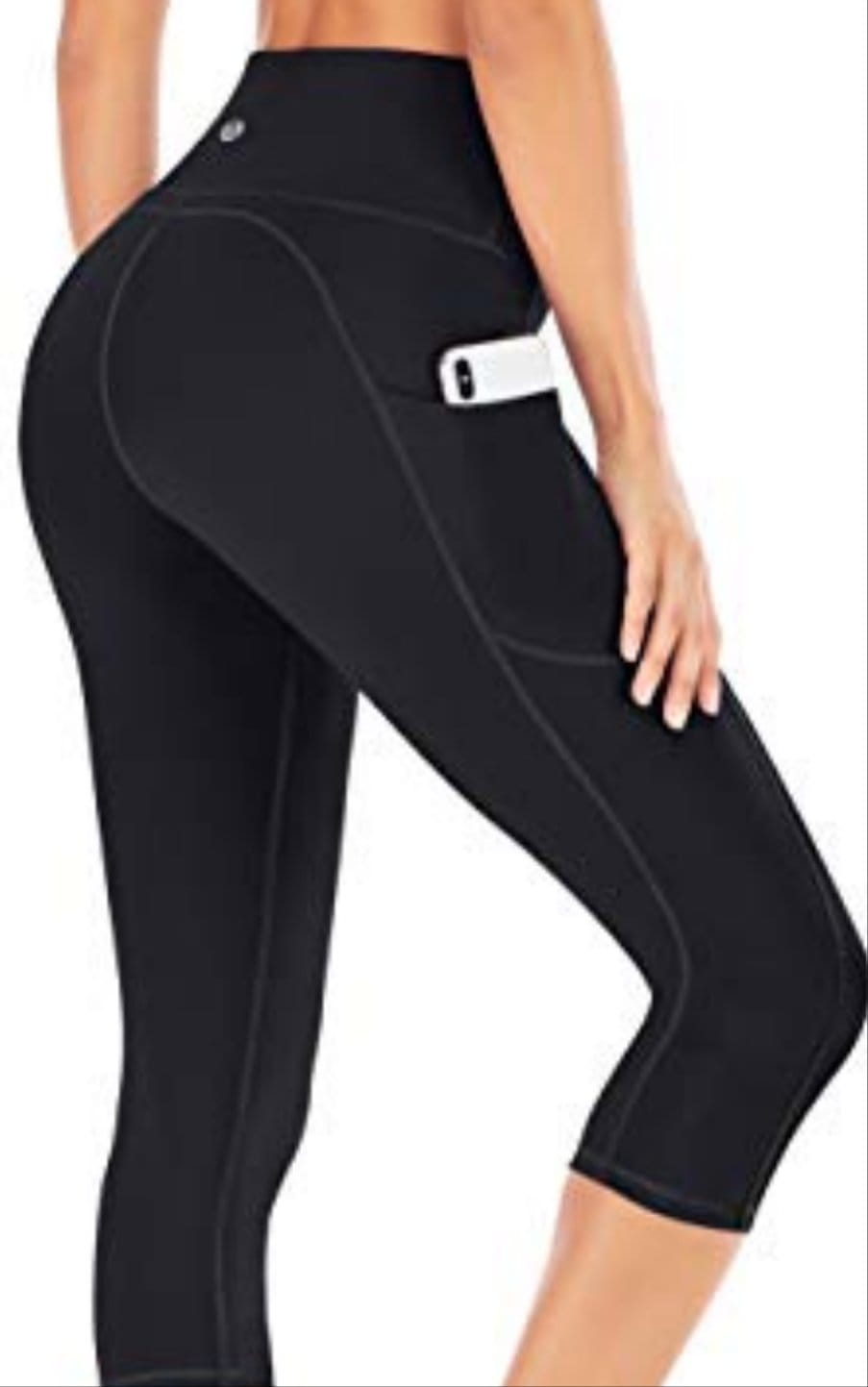 IUGA High Waisted Yoga Pants for Women with Pockets Capri Leggings for Women Workout Leggings for Women Yoga Capris