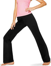 Load image into Gallery viewer, No Nonsense Women&#39;s Sport Yoga Pant, Black, Large
