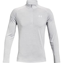 Load image into Gallery viewer, Under Armour Men’s Tech 2.0 ½ Zip Long Sleeve, Halo Gray (014)/White Small
