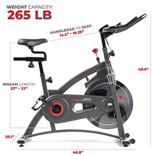 Load image into Gallery viewer, Sunny Health &amp; Fitness Endurance Premium Magnetic Resistance Interactive Indoor Cycling Exercise Bike with Exclusive SunnyFit™ App Enhanced Bluetooth Connectivity - SF-B1877SMART
