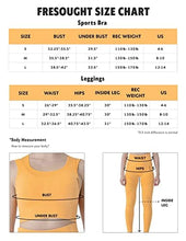 Load image into Gallery viewer, FRESOUGHT Yoga Sets for Women 2 Piece High Waist Legging Seamless Matching Workout Gym Active Wear Outfits Sports Top Sets Yellow,S
