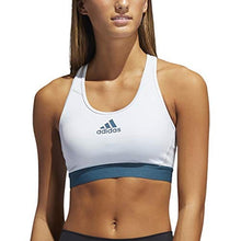 Load image into Gallery viewer, adidas Womens Don&#39;t Rest Alphaskin Padded Bra Halo Blue/Wild Teal X-Small
