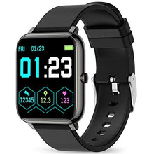 Load image into Gallery viewer, Smart Watch, KALINCO Fitness Tracker with Heart Rate Monitor, Blood Pressure, Blood Oxygen Tracking, 1.4 Inch Touch Screen Smartwatch Fitness Watch for Women Men Compatible with Android iPhone iOS
