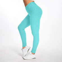 Load image into Gallery viewer, Colorful Womens Yoga Pants High Waist Workout Leggings Running Pants A1-mint Green S
