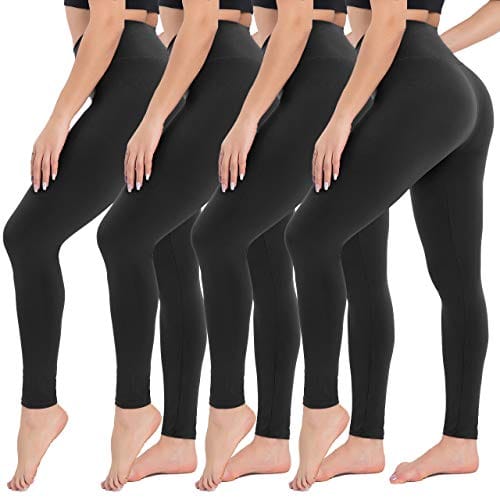 CAMPSNAIL Women High Waisted Leggings - Soft Tummy Control Slimming Yoga Pants for Workout Athletic Running Reg & Plus Size