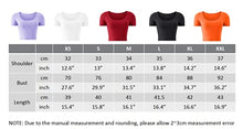 Load image into Gallery viewer, KLOTHO Crop Tops for Women Sexy Casual Workout Gym Exercise Clothes Cute Trendy Summer Tops for Women (White,Large)
