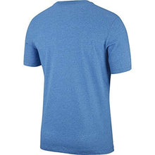 Load image into Gallery viewer, Nike Men&#39;s Dry Tee Drifit Cotton Crew Solid, Light Game Royal Heather/Black, Small
